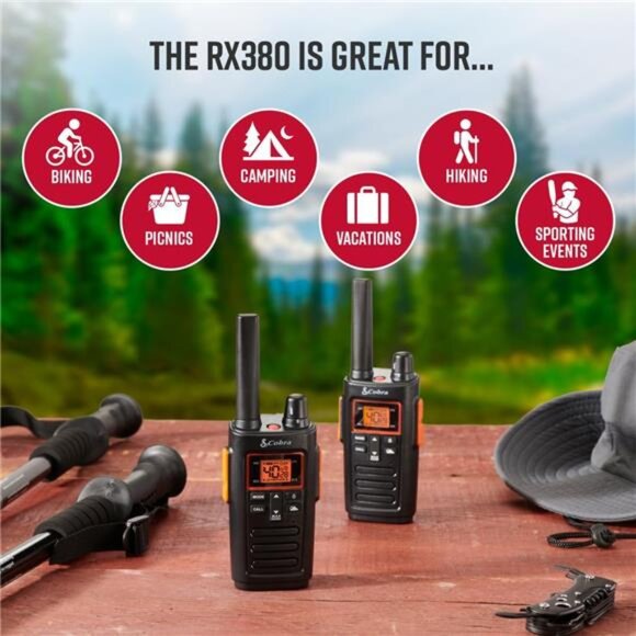 Walkie Talkies - Rechargeable, 40 Preset Channels, Long Range 32-Mile Two-Way - Picture 5 of 7